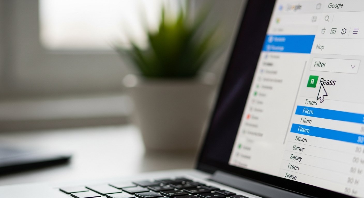 Filter Google Sheets – jak szybko filtrować dane?
