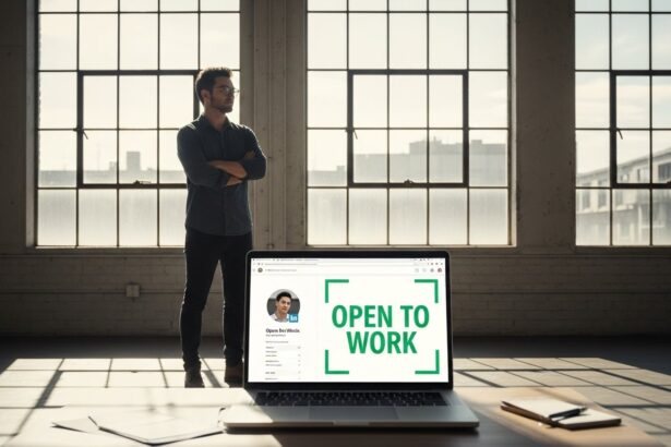 LinkedIn Open To Work – jak włączyć zieloną ramkę?