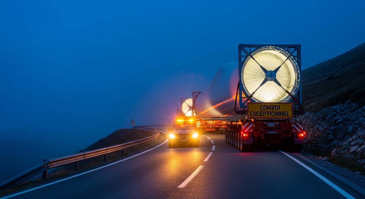 Convoi exceptionnel co to znaczy? Widziałem ten transport. Wow