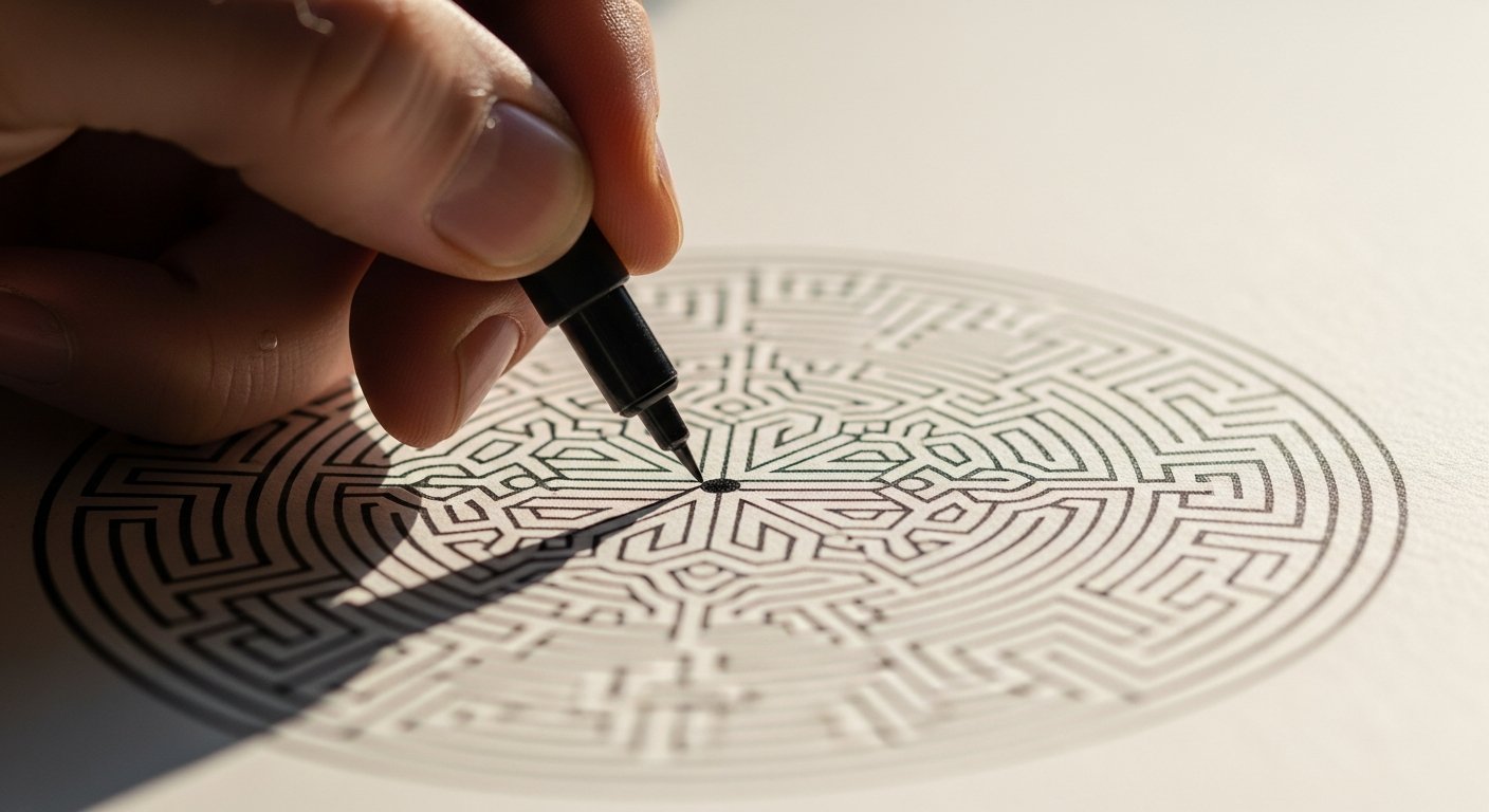 Zentangle co to? Jak rysowanie kropek uratowało mnie przed stresem